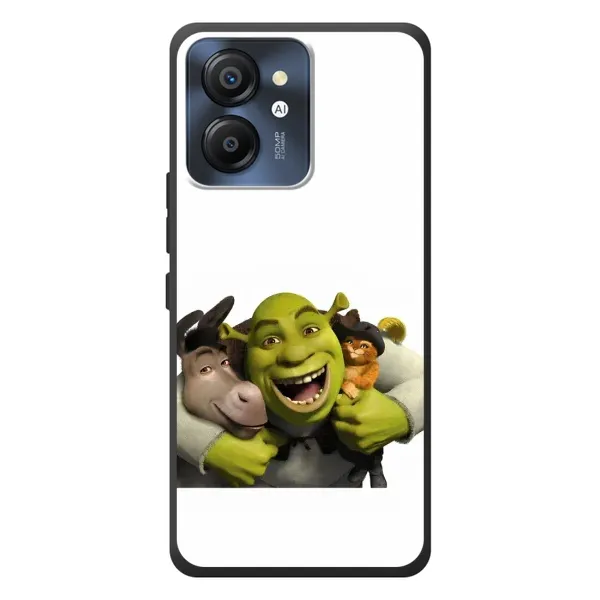 Чехол с рисунком «Шрек осел и кот» для Blackview Color 8 Чехол с рисунком «Шрек осел и кот» для Blackview Color 8
