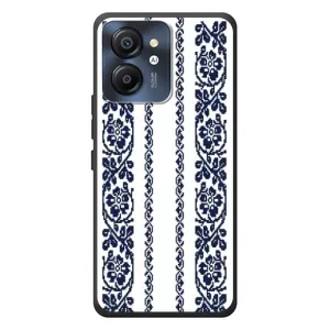 Силиконовый Чехол на Blackview Color 8 с картинкой Вышиванки (Синяя вышиванка)