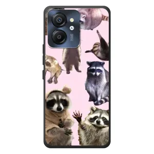 Силиконовый Чехол с Енотами на Blackview Color 8 (Смешные Еноты)
