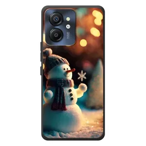 Чехлы на Новый Год Blackview Color 8 (Снеговик праздничный)