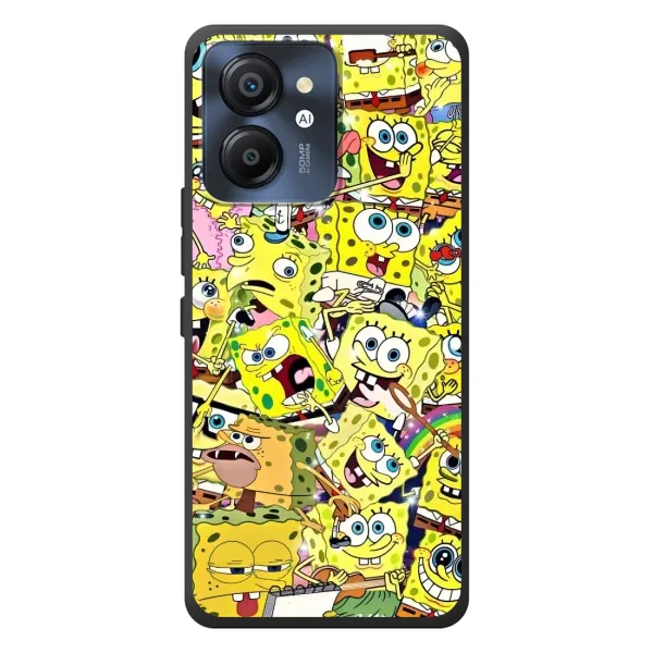 Чехол с рисунком «Спанч Боб Арт» для Blackview Color 8