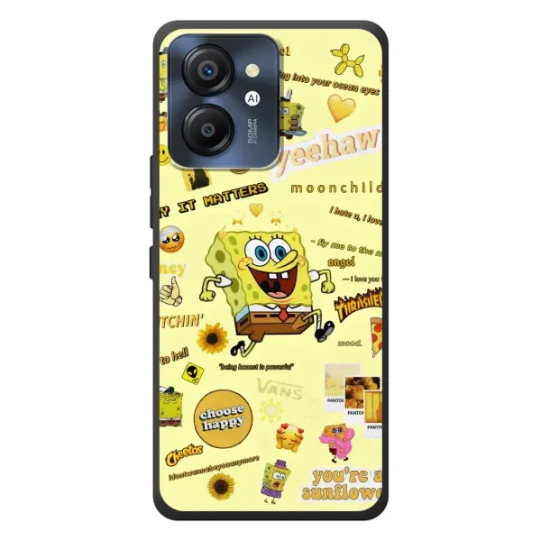 Чехол с рисунком «Спанч Боб бежит» для Blackview Color 8