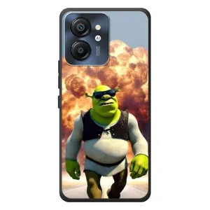 Печатный чехол с принтом Шрек для Blackview Color 8 (Эпичный взрыв Шрек)