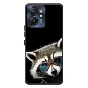 Силиконовый Чехол с Енотами на Blackview Color 8 (Стильный Енот)