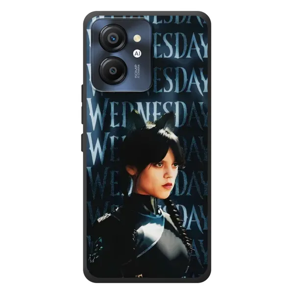 Чехол с рисунком «Уэнздей с ушками» для Blackview Color 8 Чехол с рисунком «Уэнздей с ушками» для Blackview Color 8