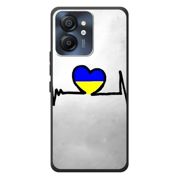 Чехол с рисунком «Украинская кардиограмма» для Blackview Color 8 Чехол с рисунком «Украинская кардиограмма» для Blackview Color 8