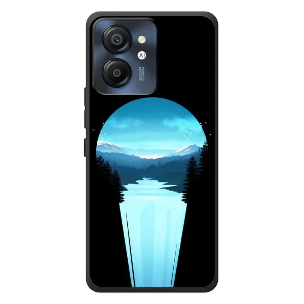Чехол с рисунком «Синий Водопад» для Blackview Color 8 Чехол с рисунком «Синий Водопад» для Blackview Color 8
