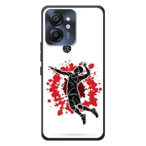 Чехлы с принтом Спортивная тематика для Blackview Color 8 (Волейболист)