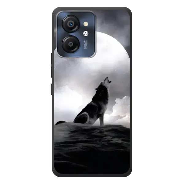 Чехол с рисунком «Волк и луна» для Blackview Color 8 Чехол с рисунком «Волк и луна» для Blackview Color 8