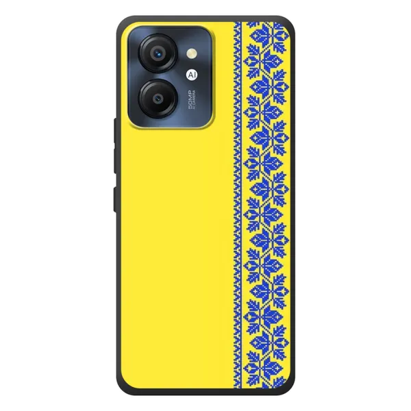 Чехол с рисунком «Вышиванка на желтом» для Blackview Color 8 Чехол с рисунком «Вышиванка на желтом» для Blackview Color 8