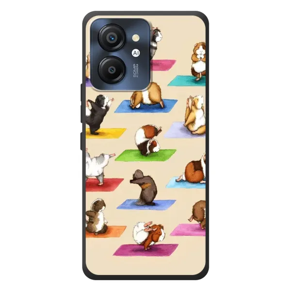 Чехол с рисунком «Ёга свинок» для Blackview Color 8 Чехол с рисунком «Ёга свинок» для Blackview Color 8