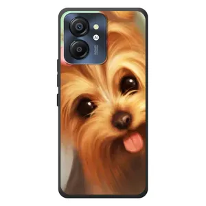 Чехол (ТПУ) Милые собачки для Blackview Color 8 (Йоршенский терьер)