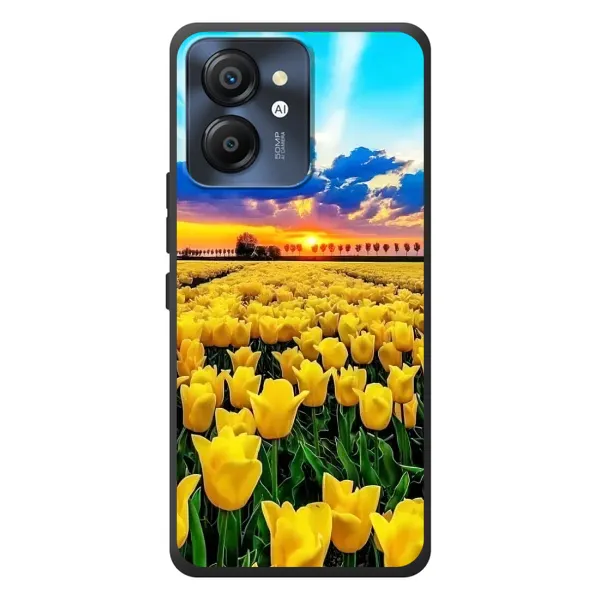 Чехол с рисунком «Желтые тюльпаны» для Blackview Color 8 Чехол с рисунком «Желтые тюльпаны» для Blackview Color 8