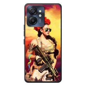 ЗСУ Чехлы (TPU) для Blackview Color 8 (Женщина солдат)