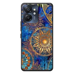 Чехлы со смыслом для Blackview Color 8 (Золотые узоры)