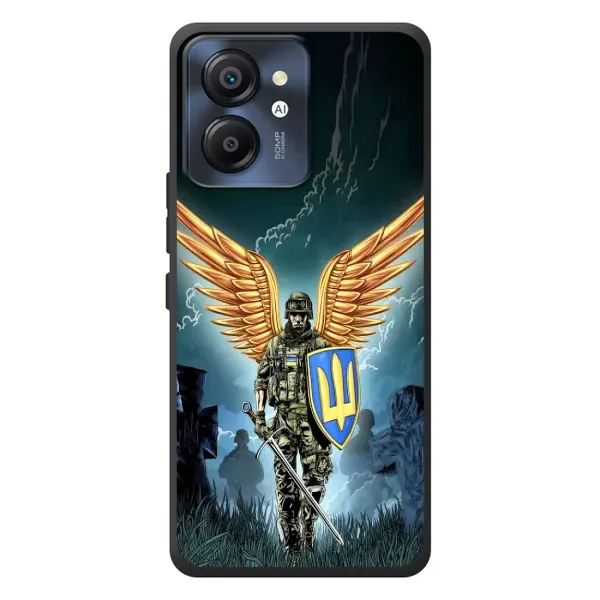 Чехол с рисунком «ЗСУ з крильями» для Blackview Color 8