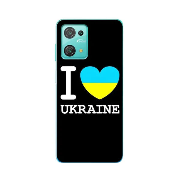 Чехол с рисунком «I Love Ukraine» для Blackview Oscal C30 Pro Чехол с рисунком «I Love Ukraine» для Blackview Oscal C30 Pro