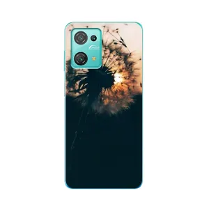 Силиконовый Чехол с одуванчиками на Blackview Oscal C30 Pro (Красивый одуванчик)