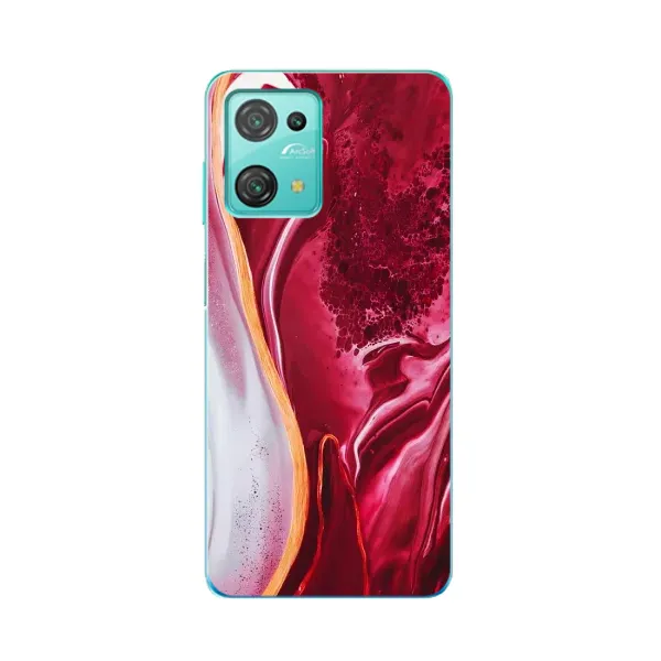 Чехол с рисунком «Красный мрамор» для Blackview Oscal C30 Pro Чехол с рисунком «Красный мрамор» для Blackview Oscal C30 Pro