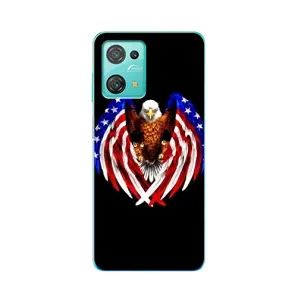 Чохол Прапор USA для Blackview Oscal C30 Pro (Крила США)