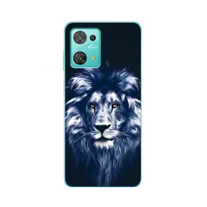 Чохол з картинкою на Blackview Oscal C30 Pro (Лев – синій)