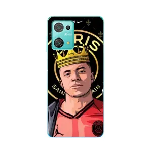 Чохол (TPU) з Футболістом на Blackview Oscal C30 Pro (Mbappe King)