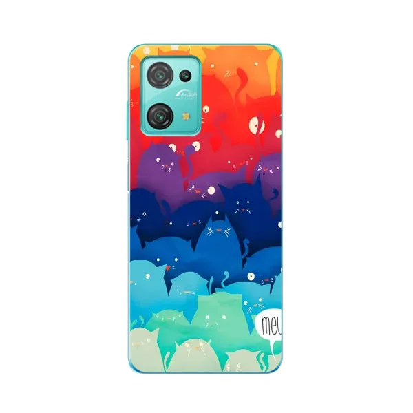 Чехол с рисунком «Mew» для Blackview Oscal C30 Pro