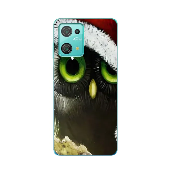 Чехол с рисунком «Новогодняя Сова» для Blackview Oscal C30 Pro Чехол с рисунком «Новогодняя Сова» для Blackview Oscal C30 Pro