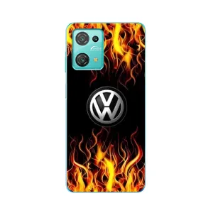 Чехол "Фольксваген" для Blackview Oscal C30 Pro (Огненный Лого)