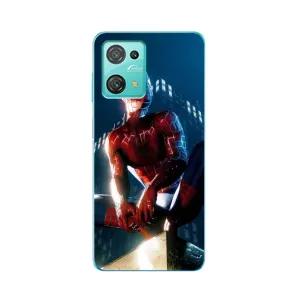Чехол Супергерой Человека Паука на Blackview Oscal C30 Pro (Паук на доме)