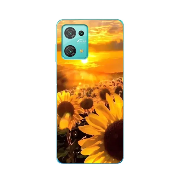 Чехол с рисунком «поле подсолнухов» для Blackview Oscal C30 Pro