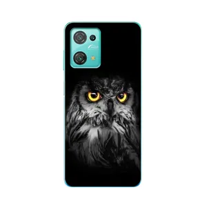 Чохли з принтом СОВИ для Blackview Oscal C30 Pro (Сова на чорному)