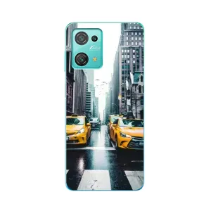 Силиконовый бампер (Работники) на Blackview Oscal C30 Pro (Такси)
