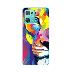 Чохол з картинкою на Blackview Oscal C30 Pro (Яскравий Лев)