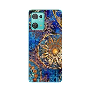 Чохли з сенсом на Blackview Oscal C30 Pro (Золоті узори)