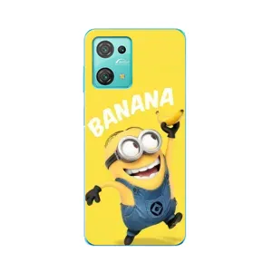 Мультяшный принт на Чехол для Блеквью Оскал С30 (Banana)