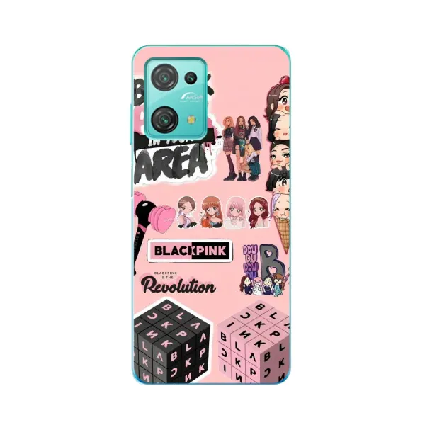 Чехол с рисунком «BLACK PINK коллаж» для Blackview Oscal C30 Чехол с рисунком «BLACK PINK коллаж» для Blackview Oscal C30