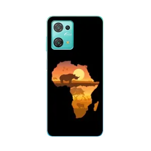 Летний Чехол на Blackview Oscal C30 (Карта)