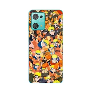 Чехлы с принтом Наруто на Blackview Oscal C30 (Коллаж Наруто)