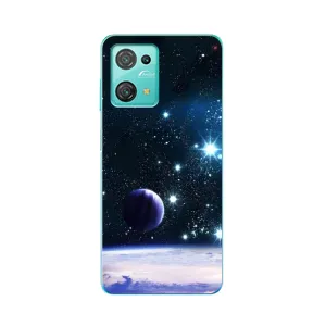 Чехол (ТПУ) с планетами на Blackview Oscal C30 (Космический вид)