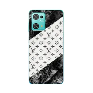 Чехол Стиль Louis Vuitton на Blackview Oscal C30 (LV на белом)