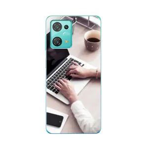 Силиконовый бампер (Работники) на Blackview Oscal C30 (Офисный работник)