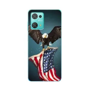 Чохол Прапор USA для Blackview Oscal C30 (Орел і прапор)