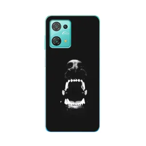 Чехол ДОБЕРМАН для Blackview Oscal C30 (Пасть добермана)