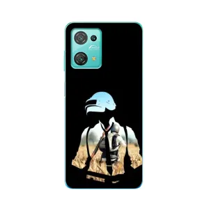 Силиконовый чехол с картинкой "Герой Pubg" на Blackview Oscal C30 (Пубг мен)