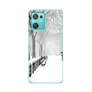 Чехлы на Новый Год Blackview Oscal C30 (Снегом замело)