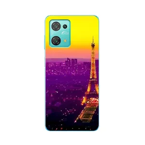 Чохол Ейфелева Вежа на Blackview Oscal C30 (Яскрава башня)