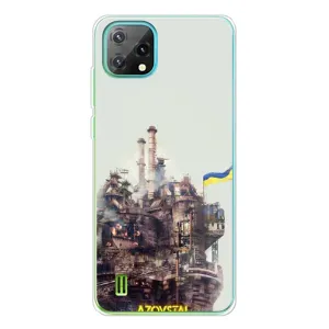 Чохли на військову тематику для Blackview Oscal C60 (Азовсталь)