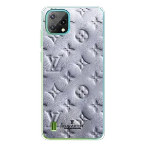 Текстурний Чохол Louis Vuitton для Чорьвy OSКаl C60 (Білий ЛВ)