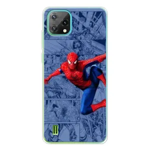 Силиконовый Чехол для Blackview Oscal C60 (Человек Паук)